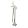 ARES ,Robinet de bain sur pied fini nickel brossé