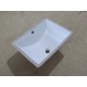 Lavabo sous-plan 18 × 14 po, blanc, collection Boba-II