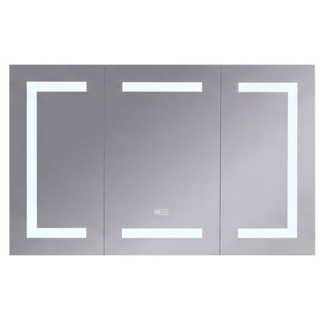 VISTA 30 in. LED medicine cabinet with storage and anti-fog