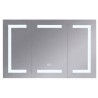 VISTA 47 in. LED medicine cabinet with storage and anti-fog