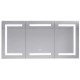 VISTA 30 in. LED medicine cabinet with storage and anti-fog