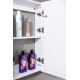 VISTA 30 in. LED medicine cabinet with storage and anti-fog