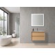 Single Floating Vanity, 29.5", Ligna Collection (miror sold separately)
