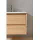 Vanité flotante simple, 29.5", collection Ligna (miroir et meuble de côté vendu séparément)