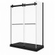 Combo Waka 60 inch Shower Door + Brutus 60 × 32 inch Shower Tray