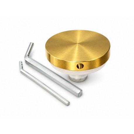 Fixation ronde dorée pour panneau latéral de douche Myo – Pièce no 6
