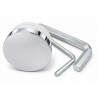 Fixation ronde chromée pour panneau latéral de douche Myo – Pièce no 6
