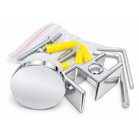 Kit complet d’accessoires chromés pour douche Myo