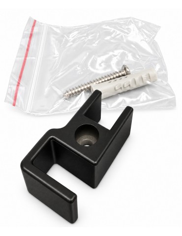 Support inférieur latéral noir pour douche – Lwidgi, Mikotos et Myo