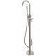 Kami IDBF035-BN – Robinet de bain sur pied nickel brossé
