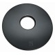 Matte black trim plate for Kami ID06161-MB shower