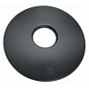 Matte black trim plate for Kami ID06161-MB shower