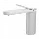 Miggue, robinet de lavabo blanc mat