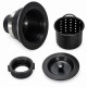 Matte black kitchen sink basket strainer 114-1-MB
