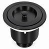 Matte black kitchen sink basket strainer 114-1-MB