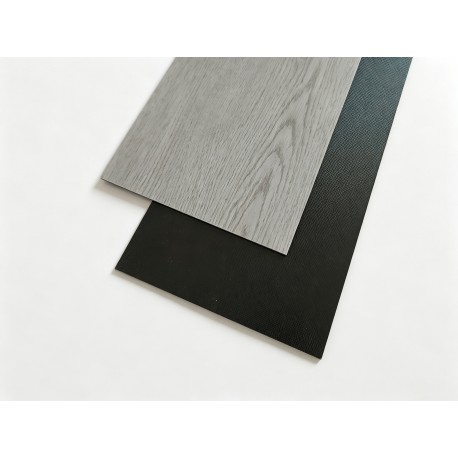 Plancher vinyle LVT à coller 7 x 48 couleur Bois Gris