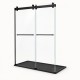 Ensemble porte de douche Waka 60 pouces + receveur de douche Brutus 60 × 32 pouces
