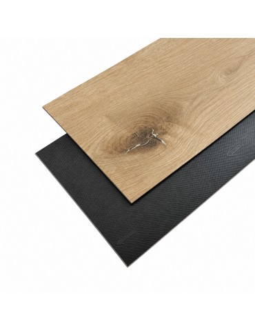 Plancher vinyle LVT à coller 7 x 48 couleur Bois Beige