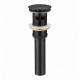 RIVIO WBD01-MB — Drain de lavabo noir mat