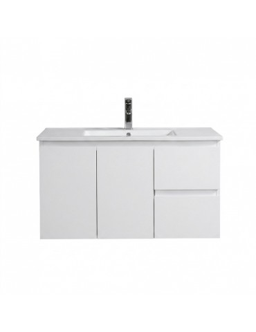 Florence 39.5” Blanche, Vanité flottante