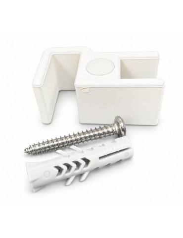 Support inférieur latéral blanc pour douche – Lwidgi et Mikotos