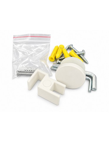 Kit complet d’accessoires blancs pour douche Myo