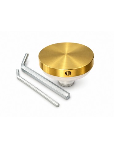 Fixation ronde dorée pour panneau latéral de douche Myo – Pièce no 6