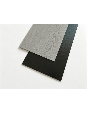 LVT Glue-Down Vinyl Flooring 7 x 48 in Wood Grey colour